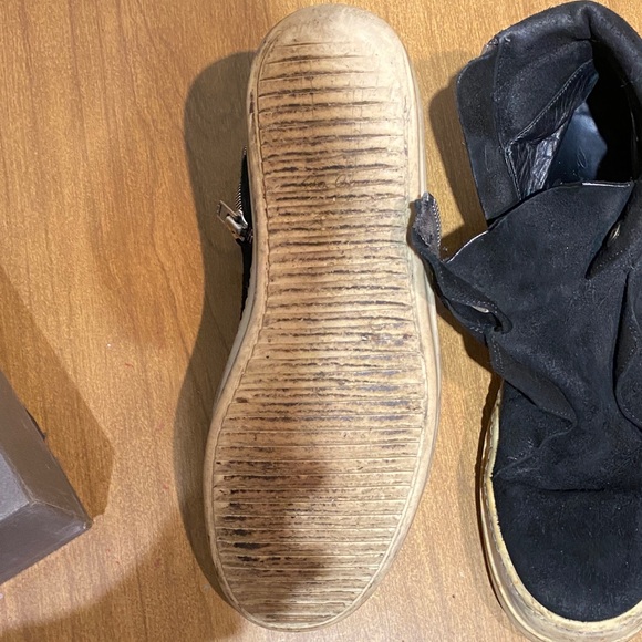 Rick Owens Black Textured Leather - Picture 3 of 5